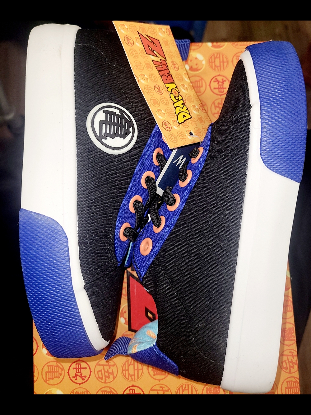 Dragon Ball Z Kids Black & Blue Sneakers 11C